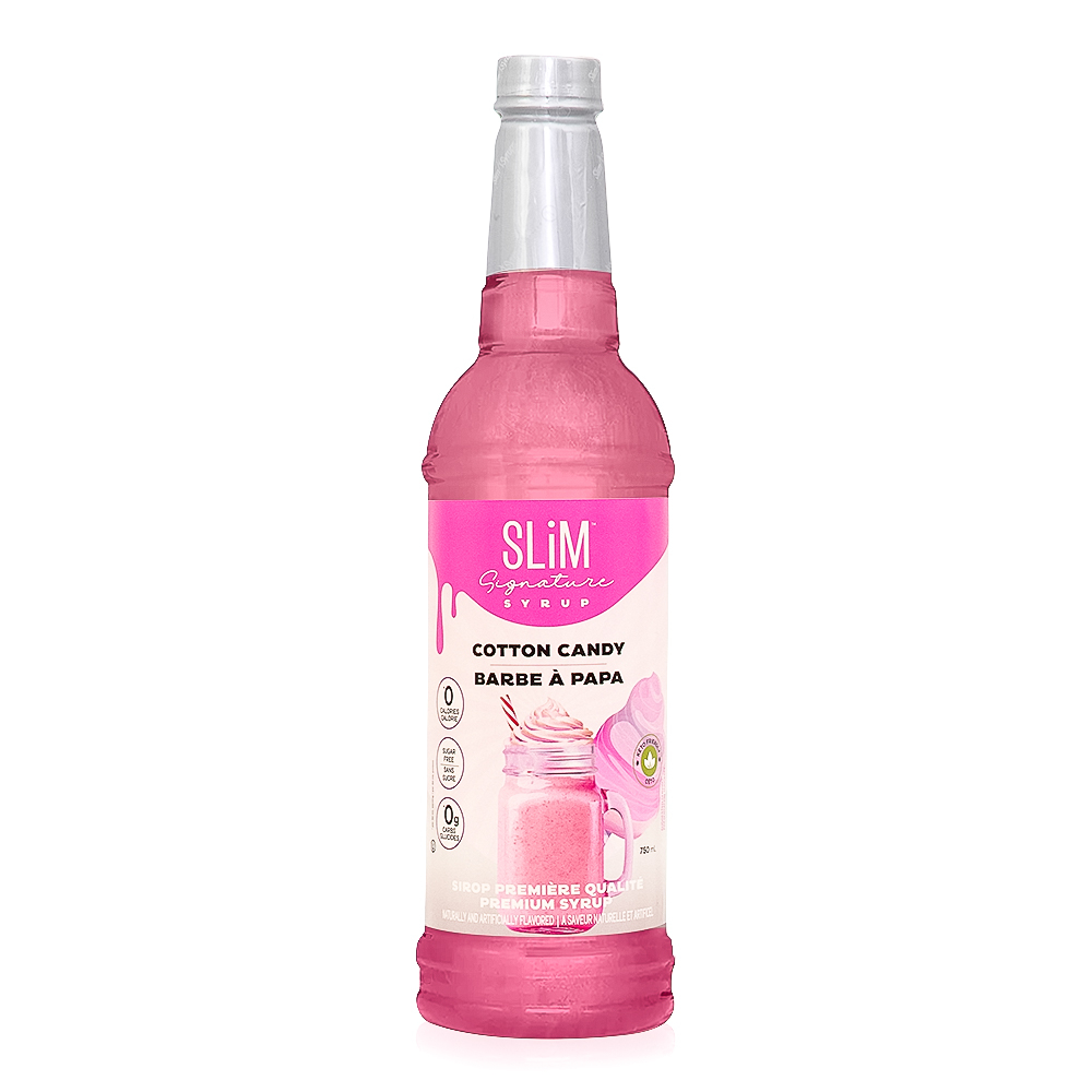 Sugar Free Cotton Candy Syrup Flavour Collection Slim Syrups Canada